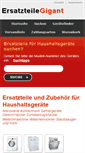 Mobile Screenshot of ersatzteile-gigant.de